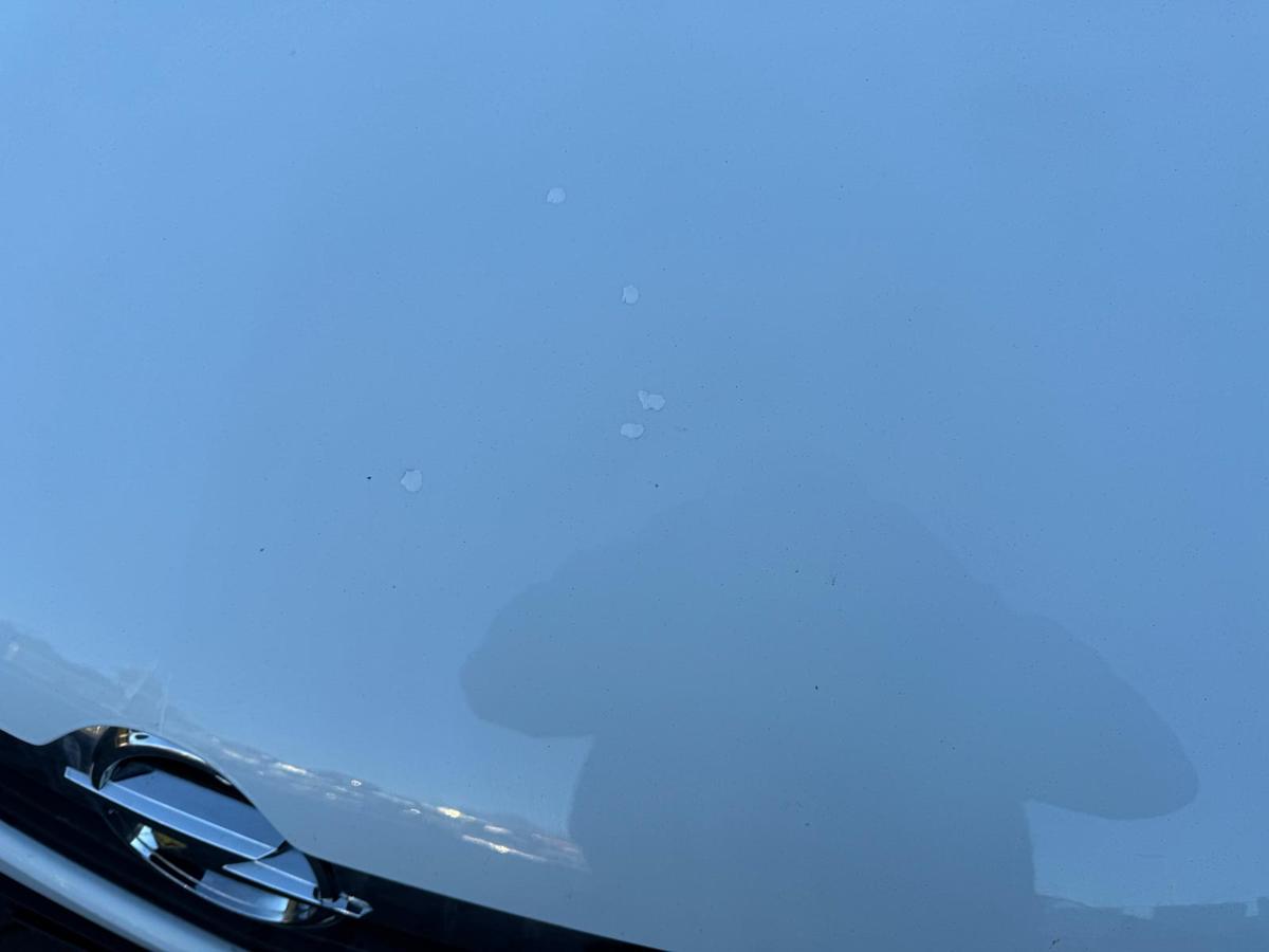 Opel Agila B original Motorhaube 26U Galaxywei&szlig; BJ09